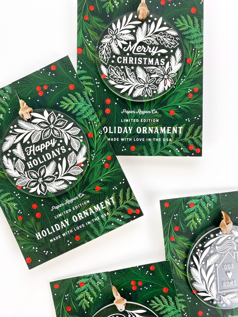 Limited Edition Acrylic Ornament: Home for the Holidays
