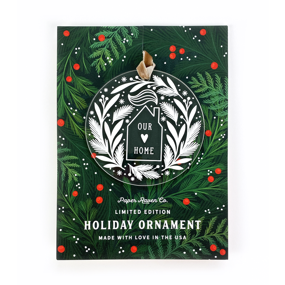 Limited Edition Acrylic Ornament: Home for the Holidays