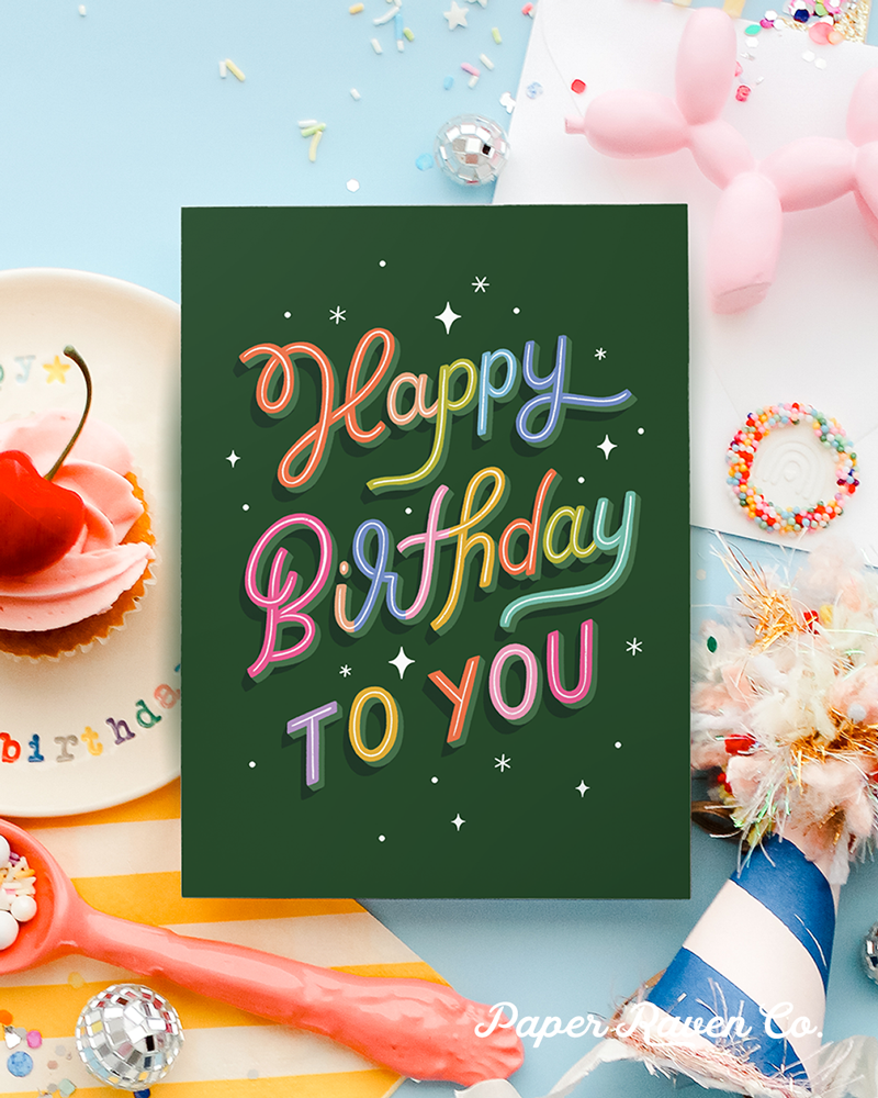 Birthday Shout Out Card