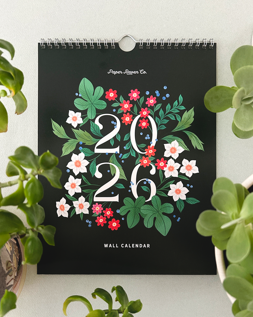 2026 Botanical Wall Calendar