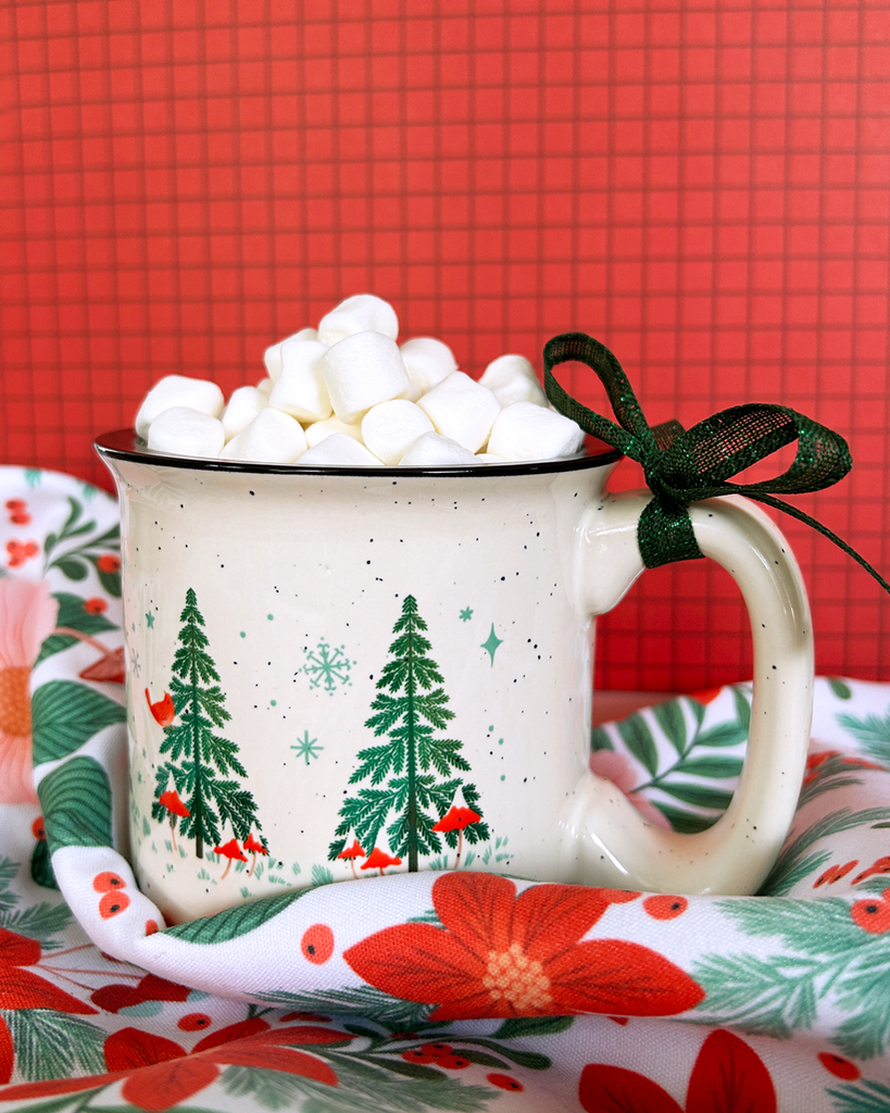 Winter Forest Ceramic Holiday Mug