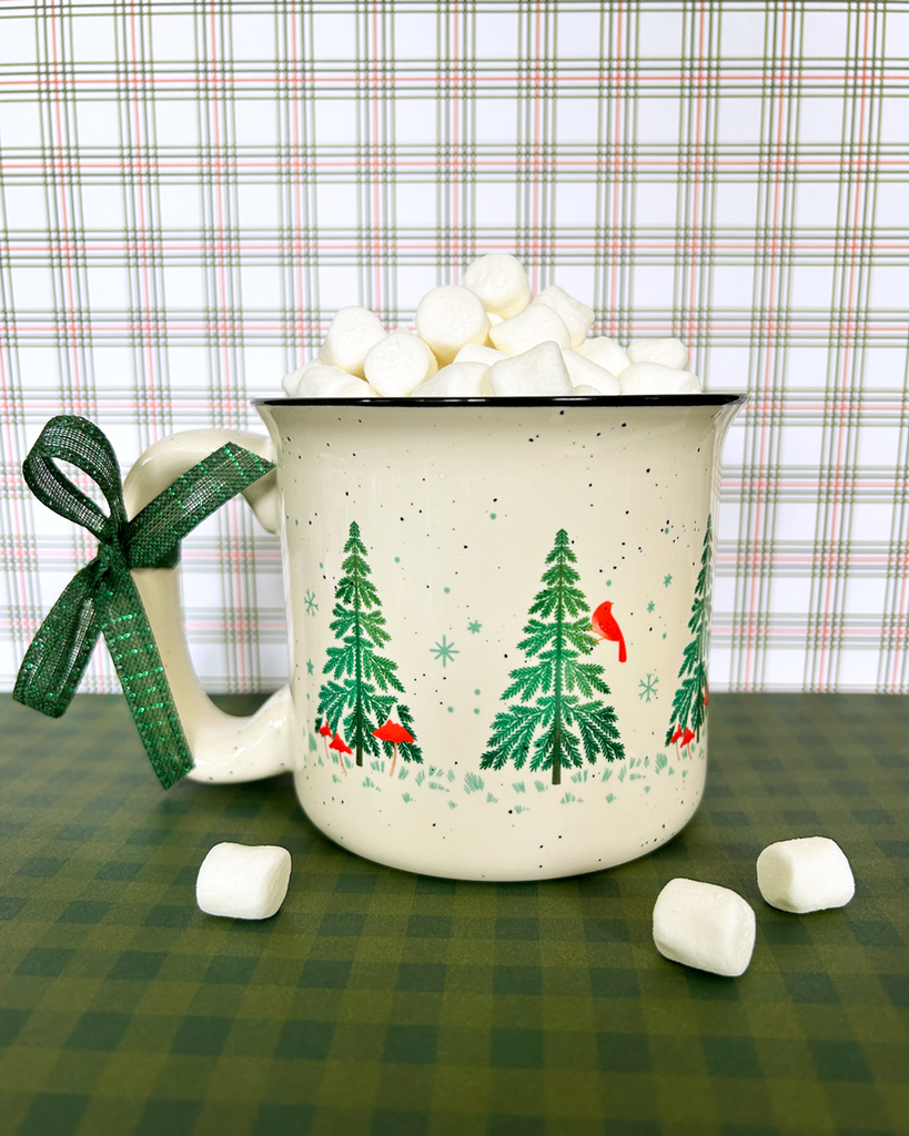 Winter Forest Ceramic Holiday Mug