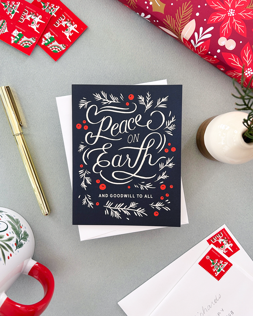 Peace on Earth Holiday Card