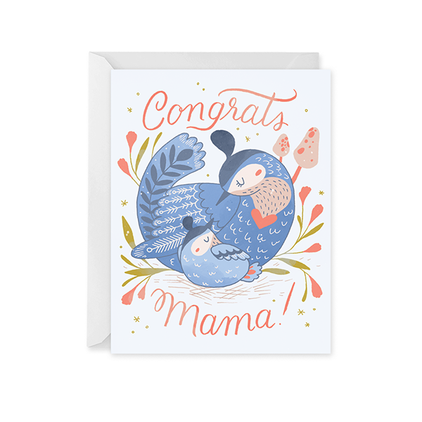 New Mama Bird Card